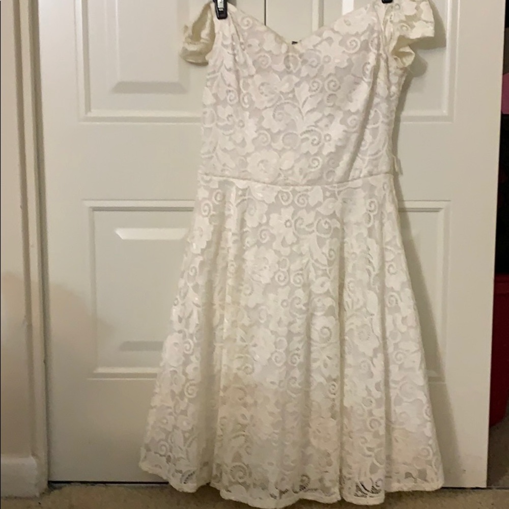 A white dress